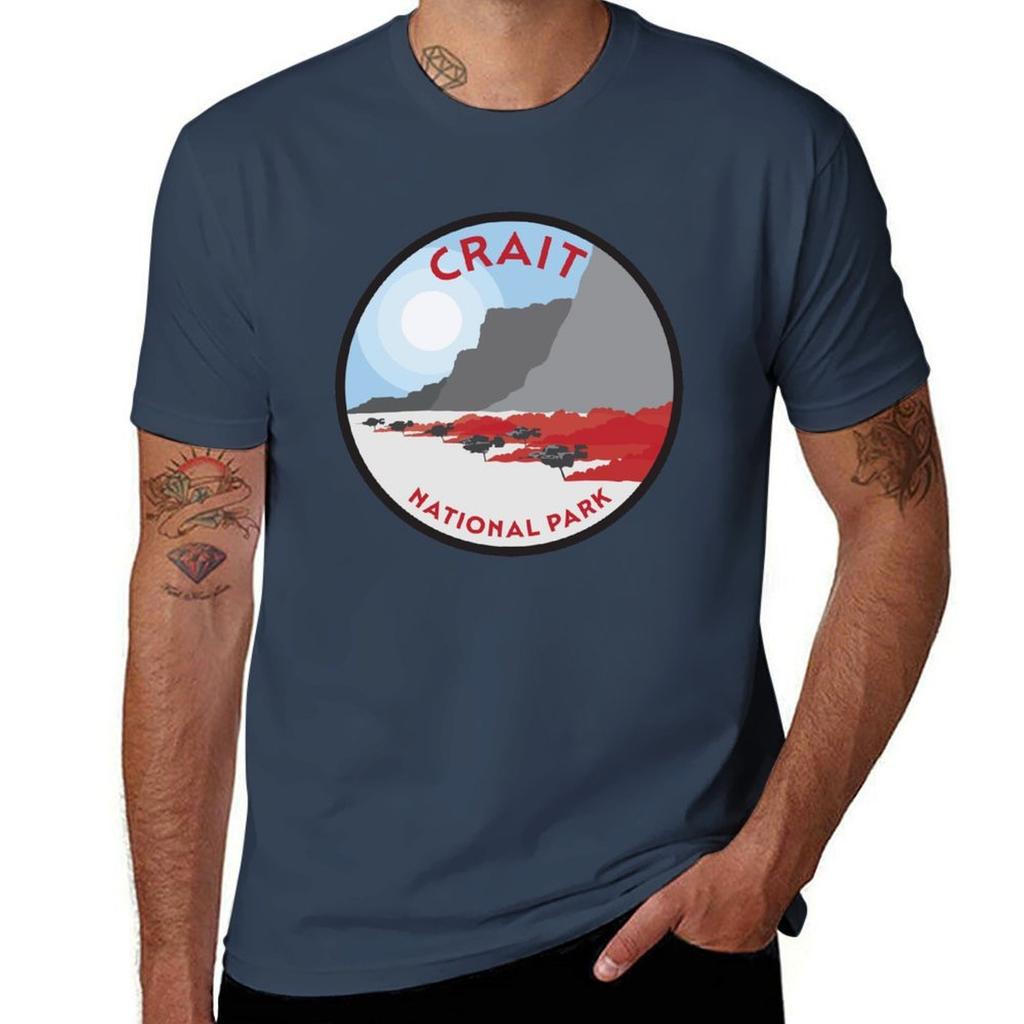 Crait National Park Tshirt Durable Work Wear Tshirt
