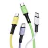 Usams Kabel U52 Usb-C 2A Fast Charge 1Mzielony/Green Sj436Usb02 (Us-Sj436)