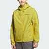 adidas Ветровка FW25 3 полоски с логотипом на клеевой основе, с капюшоном, однотонная, на молнии, с длинным рукавом, мужская куртка KG5181