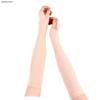 1Pair Ice Silk Sleeve Sunscreen Cuff Arm Sleeves Anti-Slip Summer Men Women Gloves Outdoor Riding Uv Sun Protect
