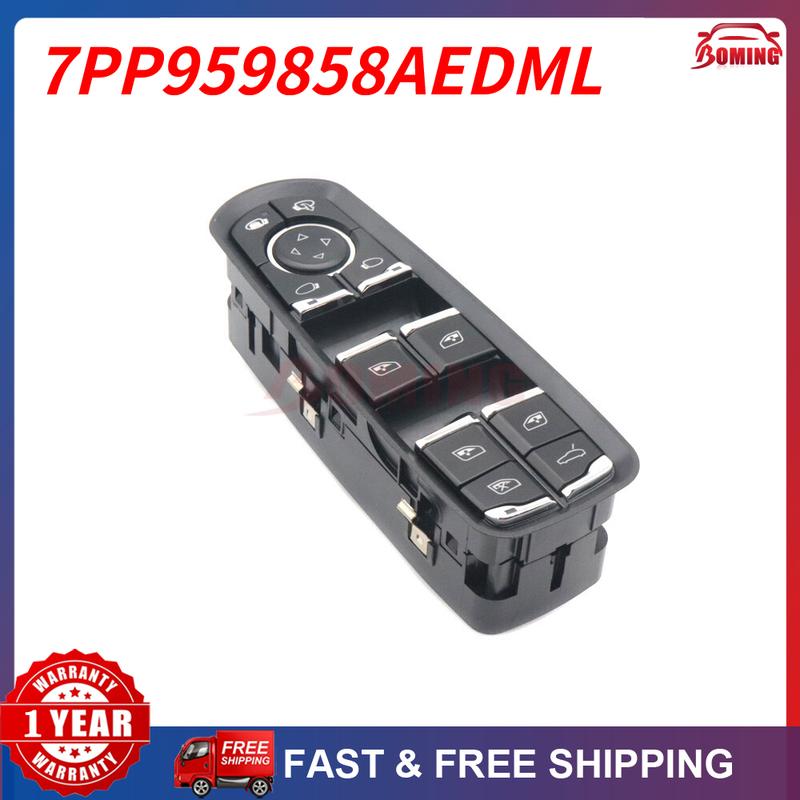 For Porsche Cayenne 2011- Macan 2015- Panamera 2011-2016 7PP959858AEDML Electric Master Power Window Control Switches