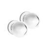 Spherical knob, straight, round plate, stainless steel, sgspks