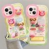 Applicable To Apple 15/14pro Mobile Phone Case IPhone 13 Gradient Funny Doll 12/11 Dual Stand 16 Cute X