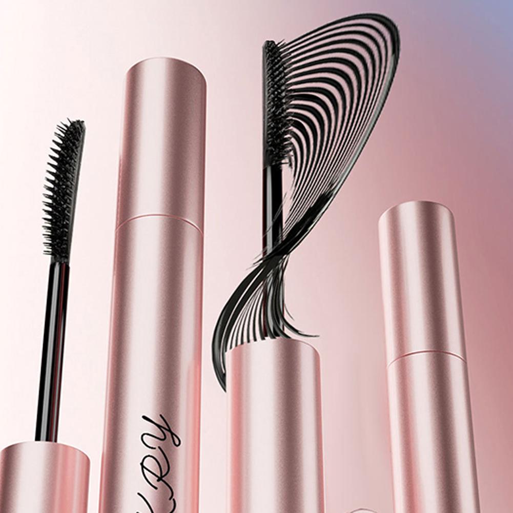 Черная тушь для ресниц Тушь для ресниц Шелковистые ресницы Удлиняющая косметика Водостойкий Объем для глаз Глаз R3V1