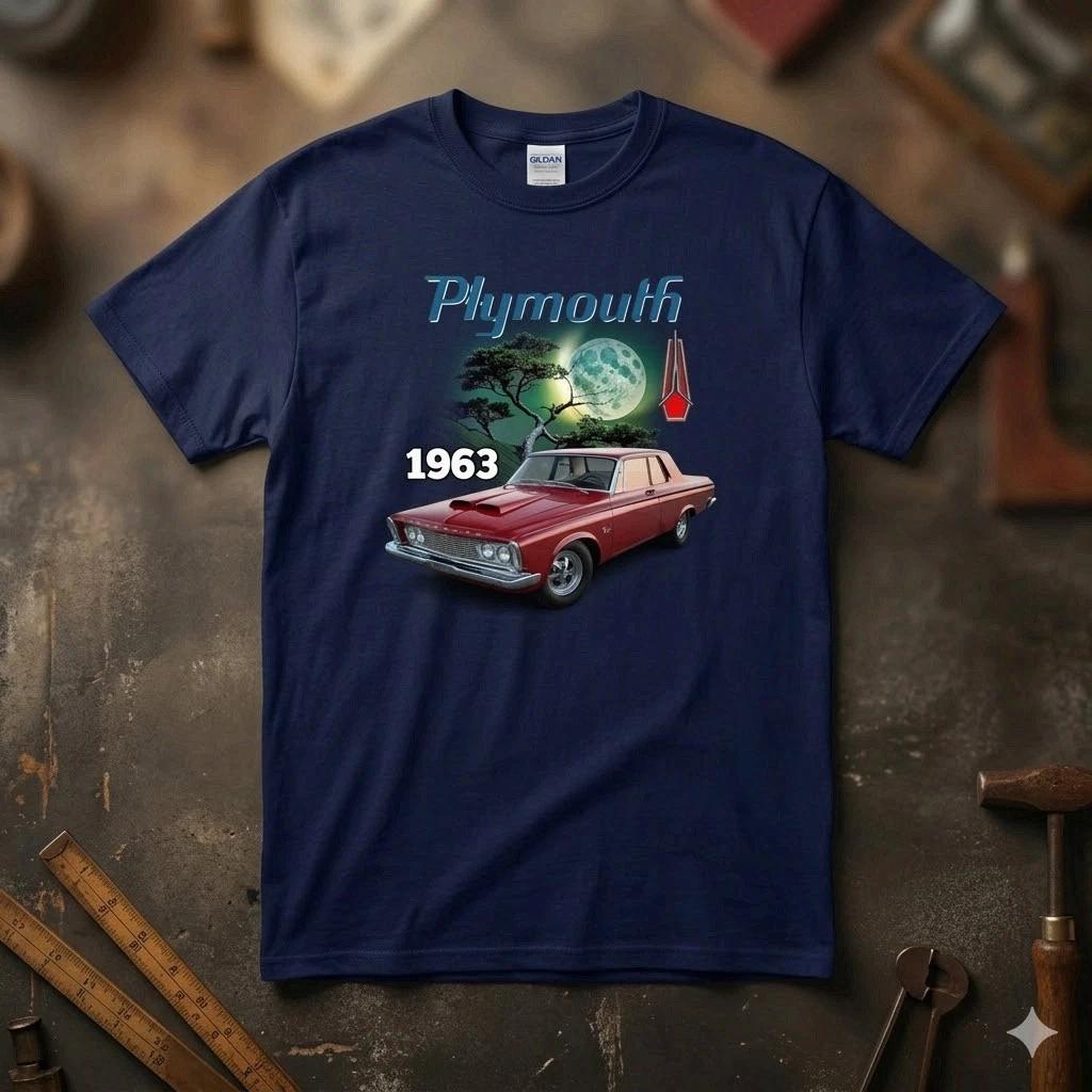 1965 Plymouth Belvedere II Shirt Vintage Mopar Car Tee