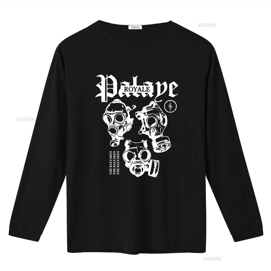 Palaye Royale T Shirt Gas Mask Print Punk Rock Style Fashion vintage Washed Slightly Soft graphic streetwear fashion Unisex