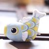 Cute Koi Fish Plush Toy Key Holder Super Soft Pp Cotton Stuffed Animal Backpack Decoration