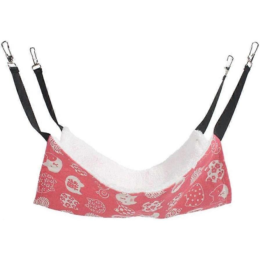 Cat Kitten Hanging Bed Comfortable Hammock Cage Reversible Mattress for Rat Rabbit Ferret Small Animals