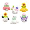 Смоляные аксессуары Sanrio с мультяшными персонажами: Коробка для бусин своими руками, Шнурок для чехла телефона, Сумка, Декорация для горшечного растения и Магнит на холодильник