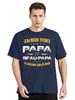 Fathers Day Birthday T Shirt Unisex Tops Tees Casual T Shirt Camisetas New Assure Deux Titres Papa Et Beau Papa Dad Papa Tshirt