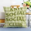 Крутая наволочка A-ANTI SOCIAL SOCIAL CLUB-MT, напечатанный, ворсистый флис, для подушки, прикосновение к коже ребенка, экологически чистый, сублимационная печать