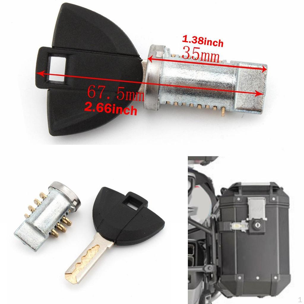 Motorcycle Tail Seat Lock Core Saddlebag Tool Easily Install Replaces Tour Pack Locks for F650GS
