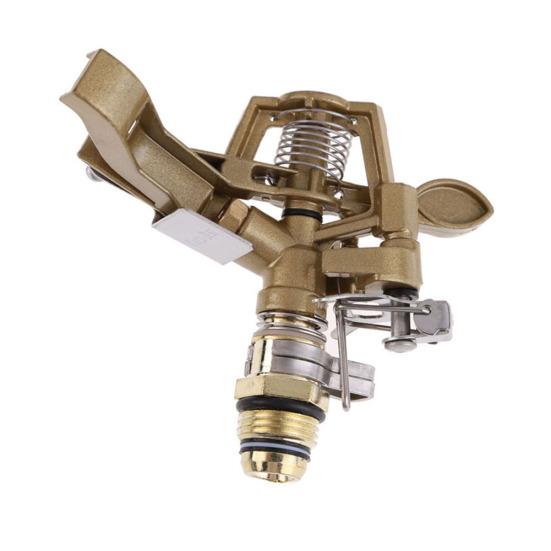 Поворотный на 360 градусов садовый спринклер для воды, распылительная насадка 1/2 дюйма, инструмент с коромыслом