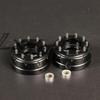 1 Pair Metal Front/rear Hub Wheel Spindle Head Brake Drum for 1/14 Tamiya RC Truck For scania 770S For man