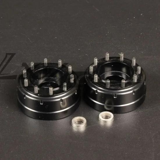 1 Pair Metal Front/rear Hub Wheel Spindle Head Brake Drum for 1/14 Tamiya RC Truck For scania 770S For man
