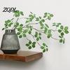 Durable Faux Plant for Desktop Artificial Greenery Branches, Silk Leaf Stems Vase, Indoor Decorative Vine Birthday Exhibition Home Decor, Fake Hanging
