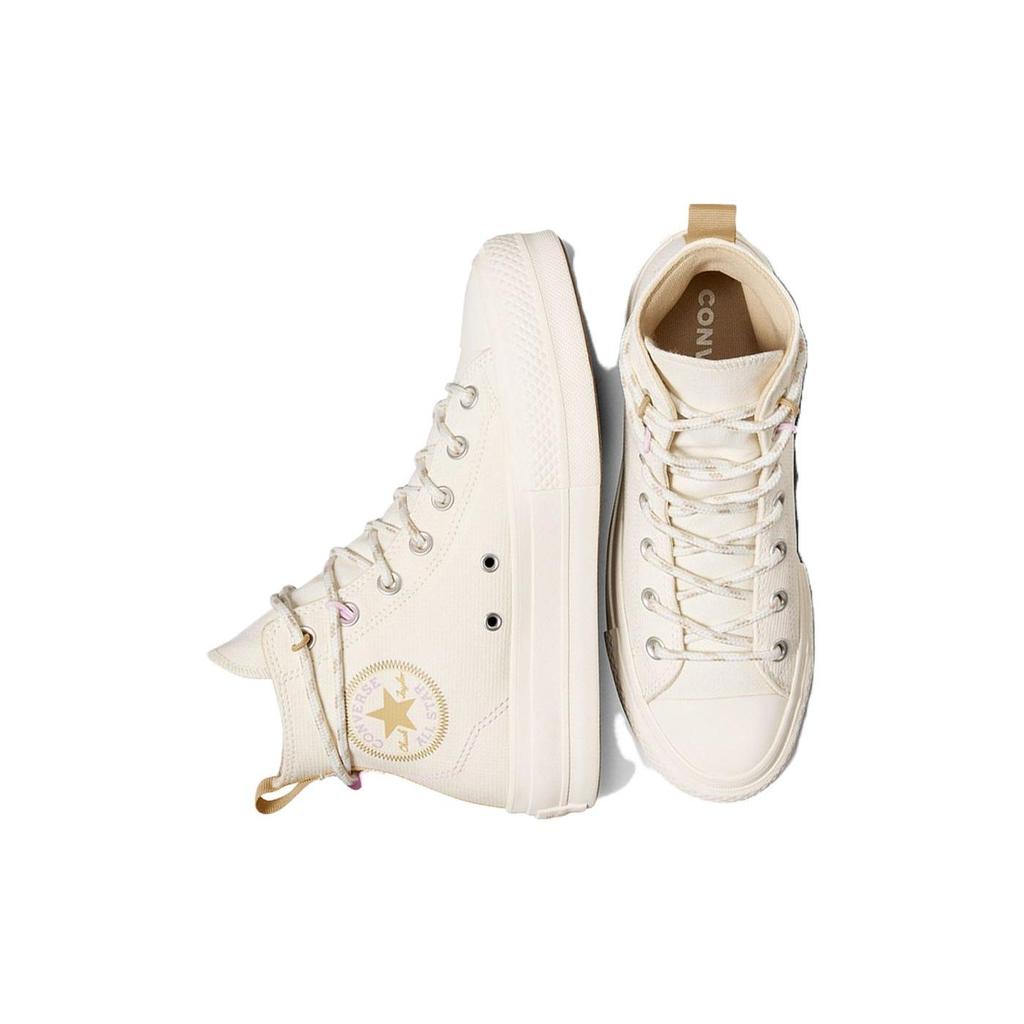 Converse Chuck Taylor All Star Lift Platform Utility High Top Canvas Shoes Women Sneakers White A08767C