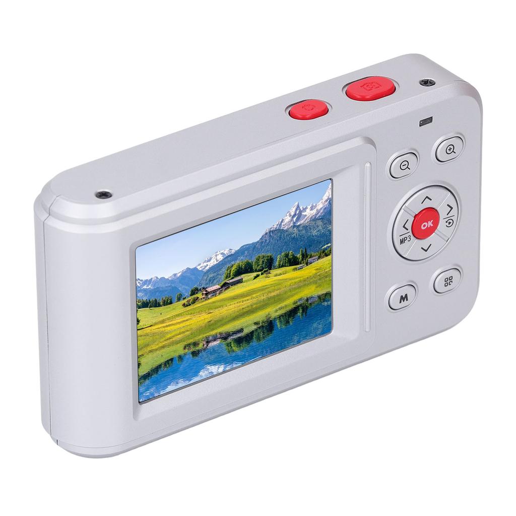 Digital Camera 72MP 2.5K 16x Zoom Auto Focus Anti Shake 2.4 Inch Screen Portable Compact Camera for