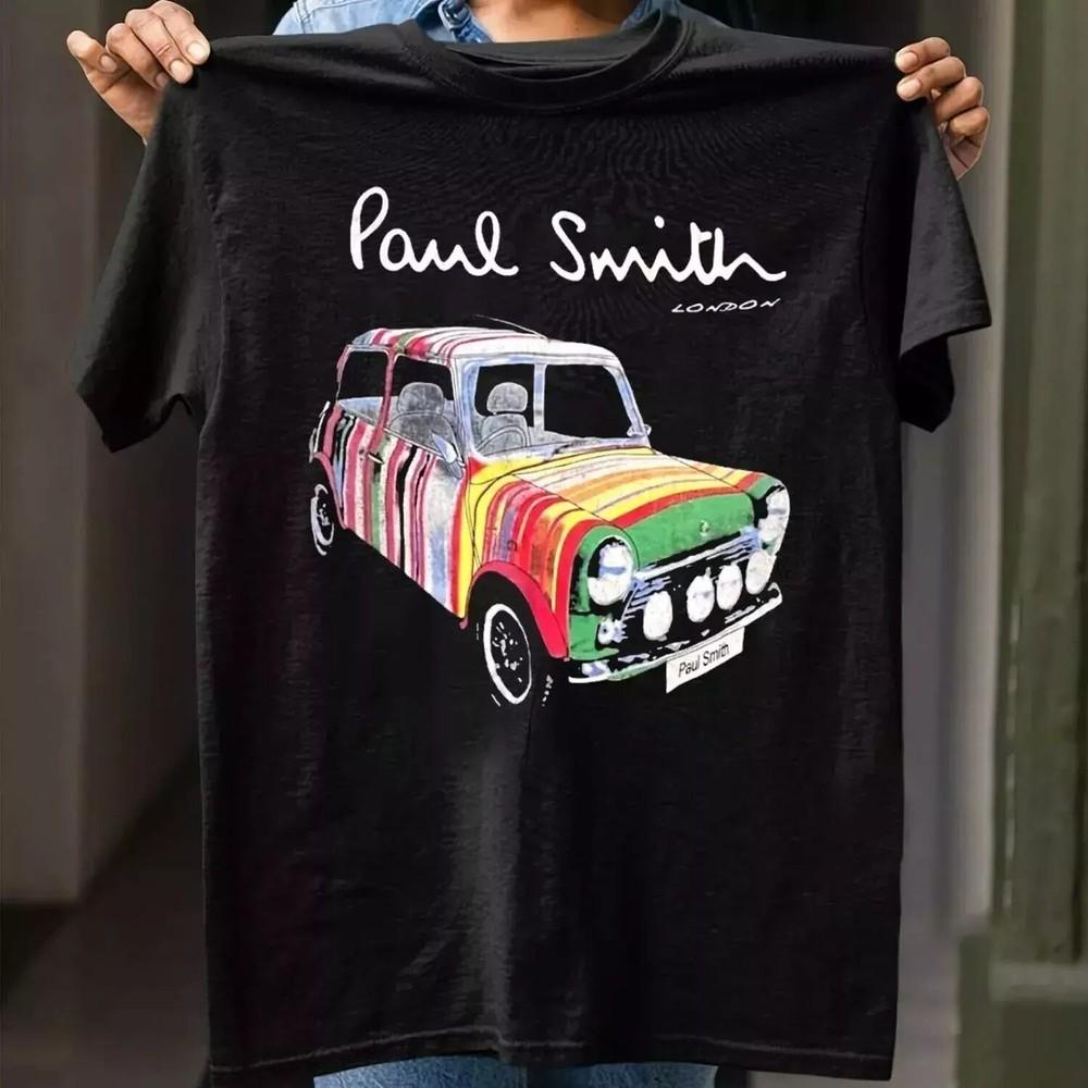 Paul Smith London Подарок для фаната Черная футболка Полный размер S-5XL Унисекс футболка