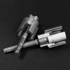 Integrated Internal and External Thread Pipe Threading Tool for 1/2'' 3/4'' Pipes Electric Drill 4/6 Points Water Pipe Tool