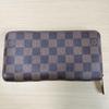 Used Damier Long Wallet Round Zip Ebene Zippy Wallet
