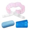 BLUEFEEL Сумка-охладитель для шеи со льдом, набор для комфорта. Охлаждает, замерзает, регулируемый размер. Облегчение жары. Легкий, прочный, ТПУ. Цвет: Розовый. BLF25129set. Повторное охлаждение.
