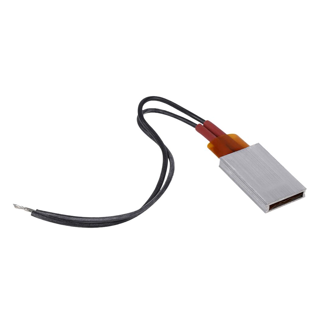 AC/DC 12V Thermostatic Aluminum Shell Ceramic Heating Plate Constant Temperature Heater 220 Celsius