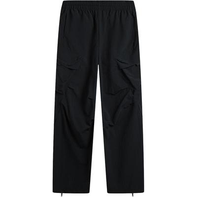Li Ning CF Suo однотонные удобные дышащие уличные водонепроницаемые повседневные брюки мужские брюки черные AYKU717-4