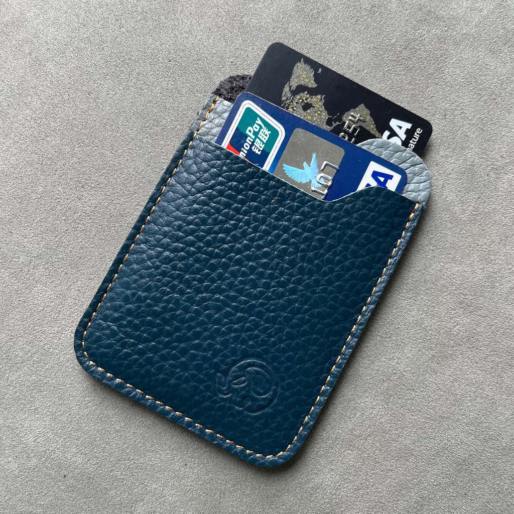 Тонкий кожаный мужской кошелек для карточек, кожаный чехол для кредитных карт, рукава