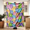 Care Bears Print Blanket - Soft & Comfortable, for Bedroom, Travel, Sofa, Home Decoration - Birthday Christmas Gift for Friend