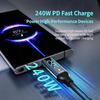 Xiaomi Кабель USB 4 240 Вт Дисплей 40 Гбит/с 8K Для Thunderbolt 4 Type C Быстрая зарядка Thunderbolt3 USB 4.0 USB C на C Кабель для передачи данных