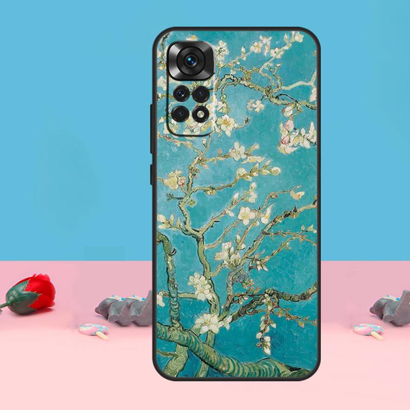 Чехол «Цветущий миндаль» для Xiaomi Redmi Note 11 9 10 12 13 14 15 Pro Plus Чехол для Redmi 14C 10C 12C 13C 15 C