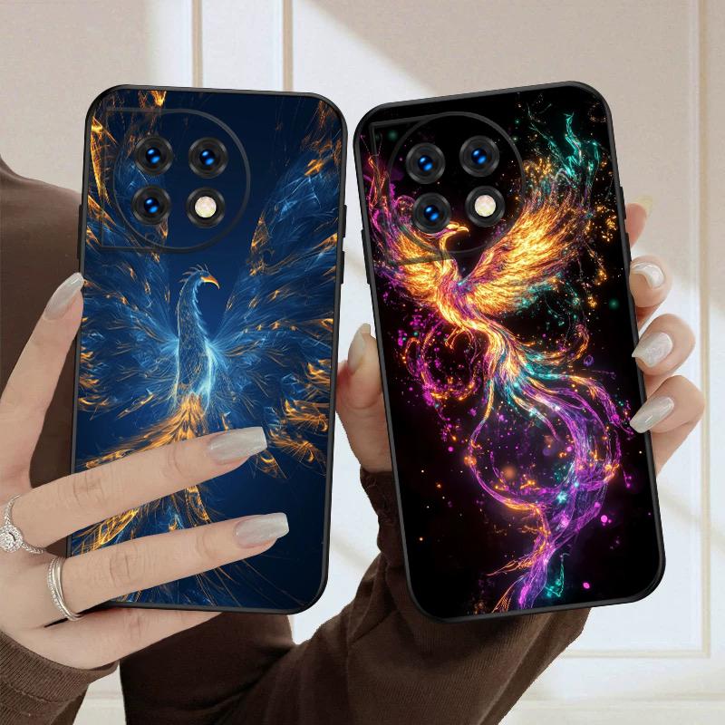 Мультяшный Феникс Для Oneplus 8T 9 9R 10 Pro 11 12 13 13R 5G ACE 5 Nord2 4 CE 3 4 Lite N20 SE N200 силиконовый мягкий чехол для телефона