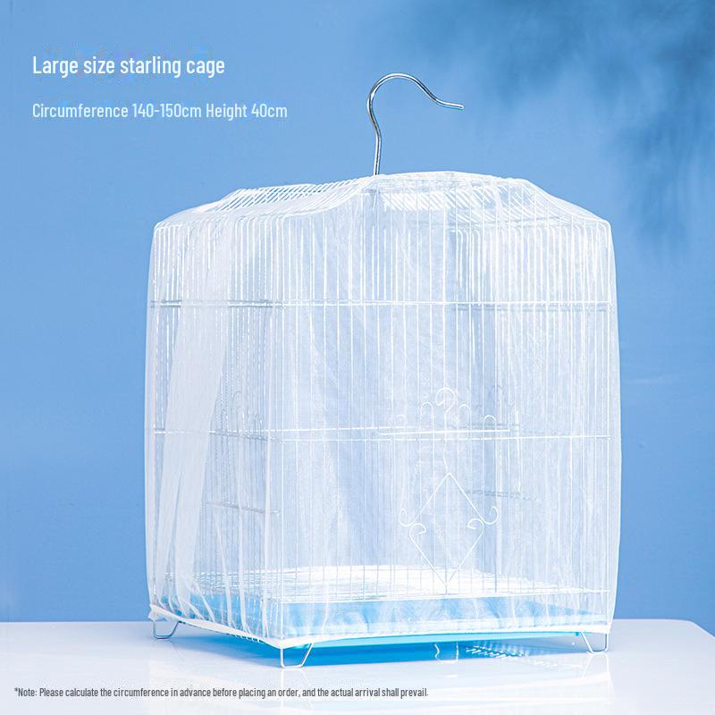 Сетка для птичьей клетки, защищающая от пыли и комаров, для корелл и волнистых попугаев