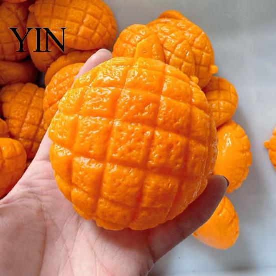 Adults Stress Relief Toys Pineapple Bun Crust Squeeze Toy for DIY, Simulated Bread Shaped Toy, Fake Food Sensory Fidget Anxiety Reduction