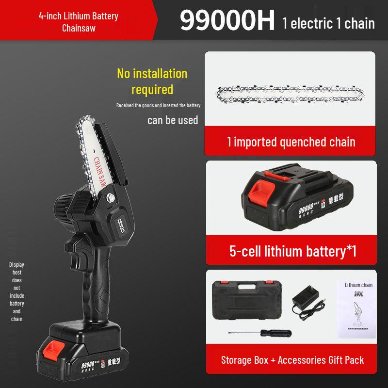 High-Power Lithium Electric Saw for Easy Pruning - Multi-Functional Tree Saw for Middle-Aged and Elderly Users