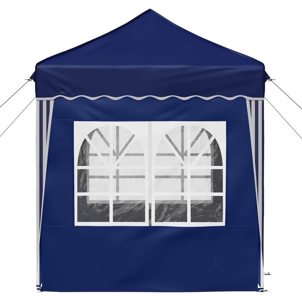 Pop up Party Tent 195 x 195 x 245 cm Blue Oxford Fabric