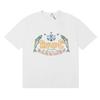 RHUDE Graphic T-Shirt Men Women Short Sleeve Casual Tee