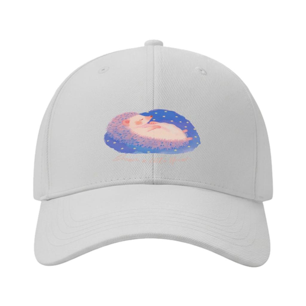 Sleeping Hedgehog Dream Little Dream Cotton Baseball Cap Casual Adult Unisex Four Seasons Headwear