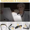 Reading Light Neck Reading Light - Rechargeable Reading Light in Bed, 3 Colors Flexible LED Reading Light Neck Lamp for Book