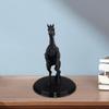 3d Printed Horse Ornament 3d Printed Horse Decor 3d Printed Horse Figurine Sculpture Black Statue Decoration Home Office