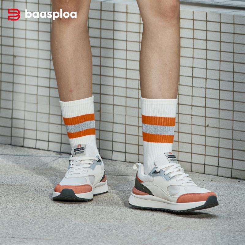 BAASPLOA Женская повседневная спортивная обувь с сетчатой поверхностью, дышащая, нескользящая, удобная брендовая женская обувь для бега на открытом воздухе, повседневная спортивная женская обувь