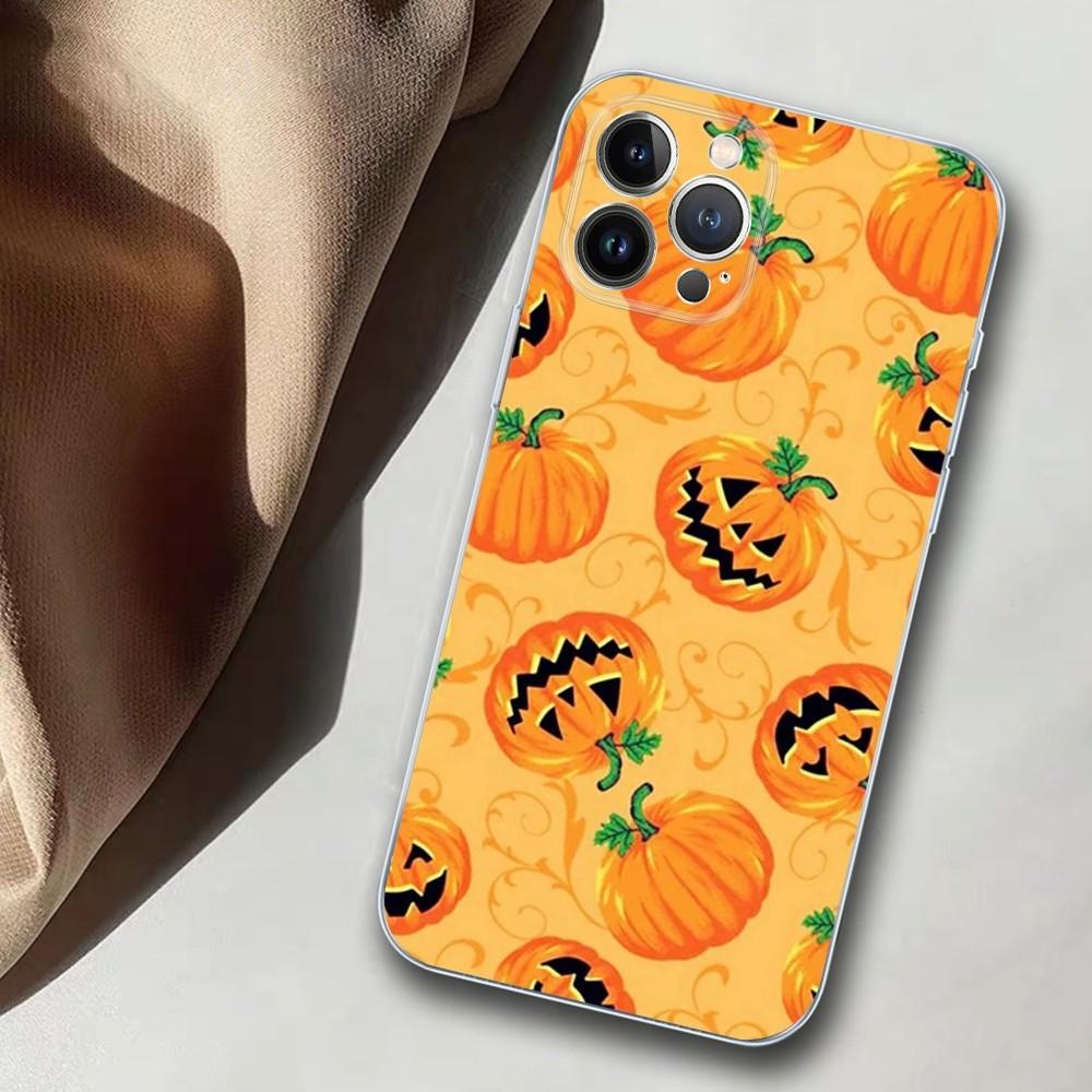 Pumpkin Phone Case For iPhone 14 11 12 13 Mini Pro XS Max Cover 6 7 8 Plus X XR SE 2020 Funda Shell