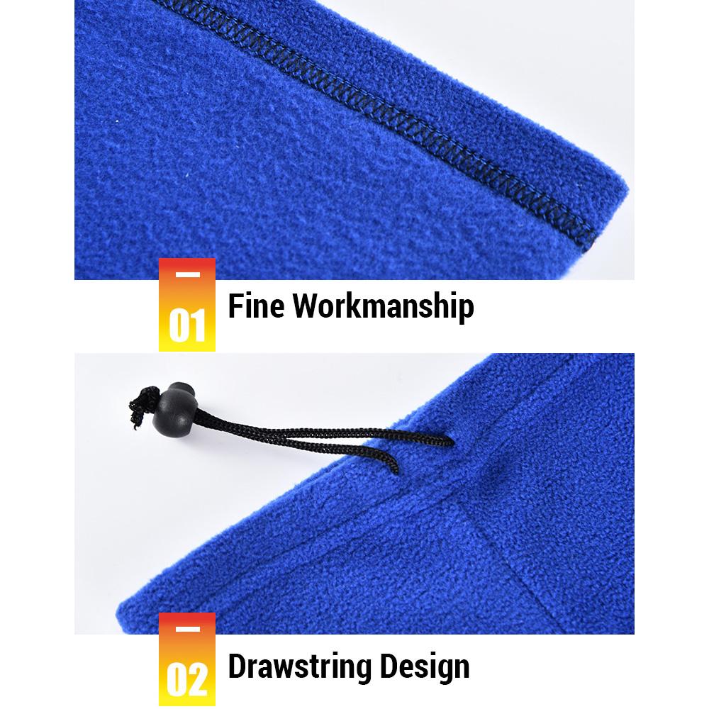 Зимняя уличная велосипедная флисовая теплая маска для лица ветрозащитная лыжная шапка шарф утеплитель для шеи