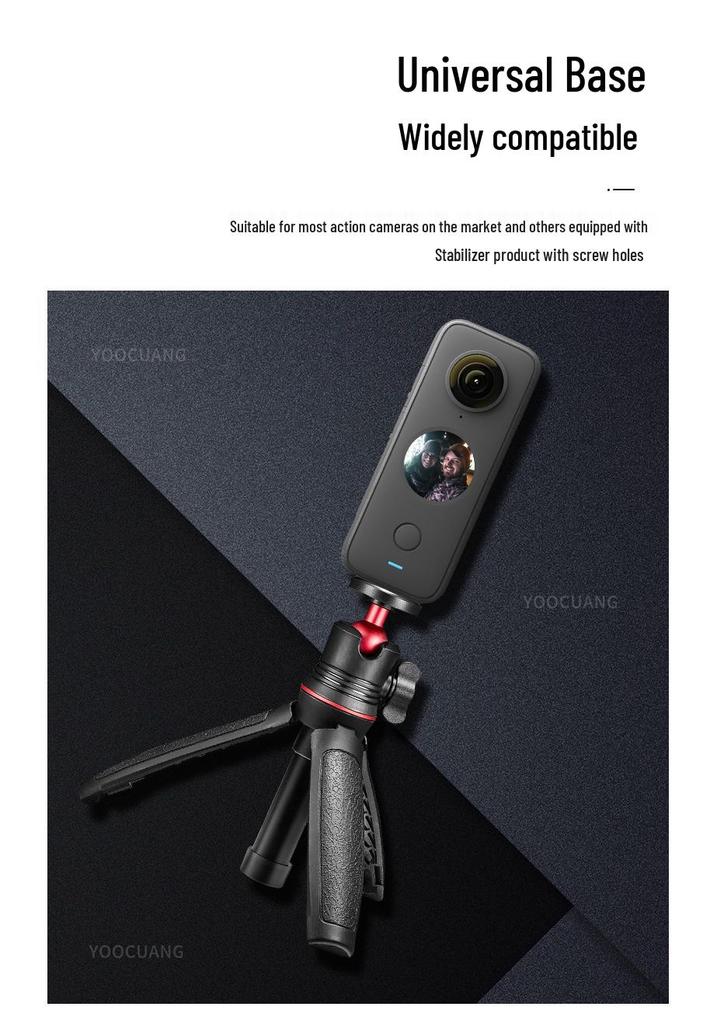 Портативный телескопический мини-штатив для DJI, Insta360, GoPro - Идеально для влогов и селфи