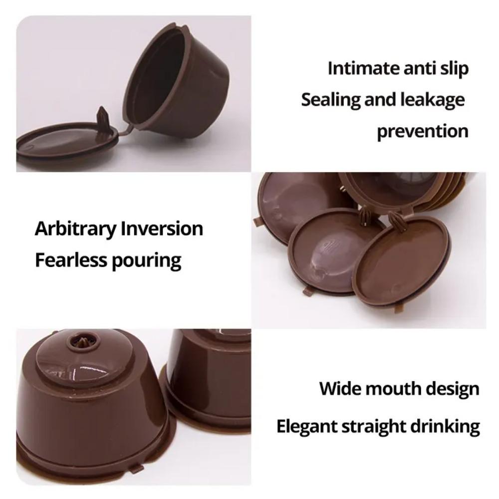 6 шт. многоразовые кофейные капсулы для машины Nescafe Dolce Gusto, многоразовые кофейные капсулы, комплект фильтров для чашек