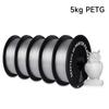 Geeetech 5kg PETG 1.75mm Filament 3D Print Wire Vacuum Packaging Local Warehouses Colorful Plastic for Most FDM 3D Printer