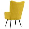 Relax Chair Mustard Yellow Velvet
