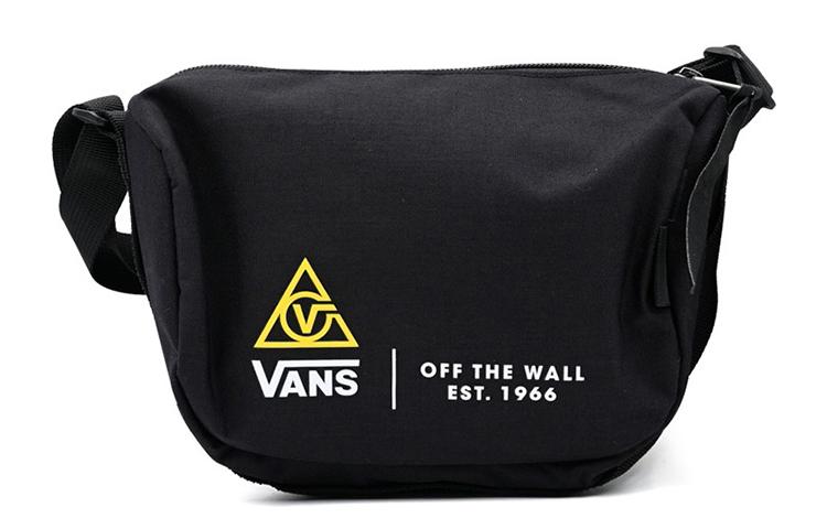 Vans Слинг-сумка из полиэстера, Сумка через плечо, Сумка на плечо Унисекс Черная VN0A4USRBLK
