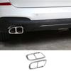 Car Trunk Tail Throat Decoration Frame Cover Exhaust Pipe Trim Sticker Auto Accessories For BMW G20 G30 X3 G01 X5 G05 X7 G07 G11